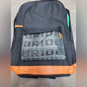 Black and Green Men's Backpack Takata straps